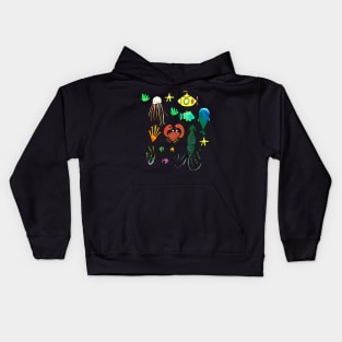 Nautical Bioluminescence Kids Hoodie